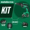 Metabo Hpt 18V MV Cordless Drywall Screw Gun 2x 2.0Ah Charger and Bag W18DAQAM - alternate 5
